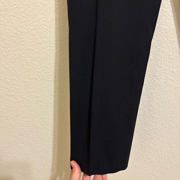 Prada Stretch Wool Trousers with Sailor Button Detail in Black, Size 44 (US 8) - Picture 7 of 11